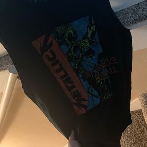 Metallica cut off tshirt